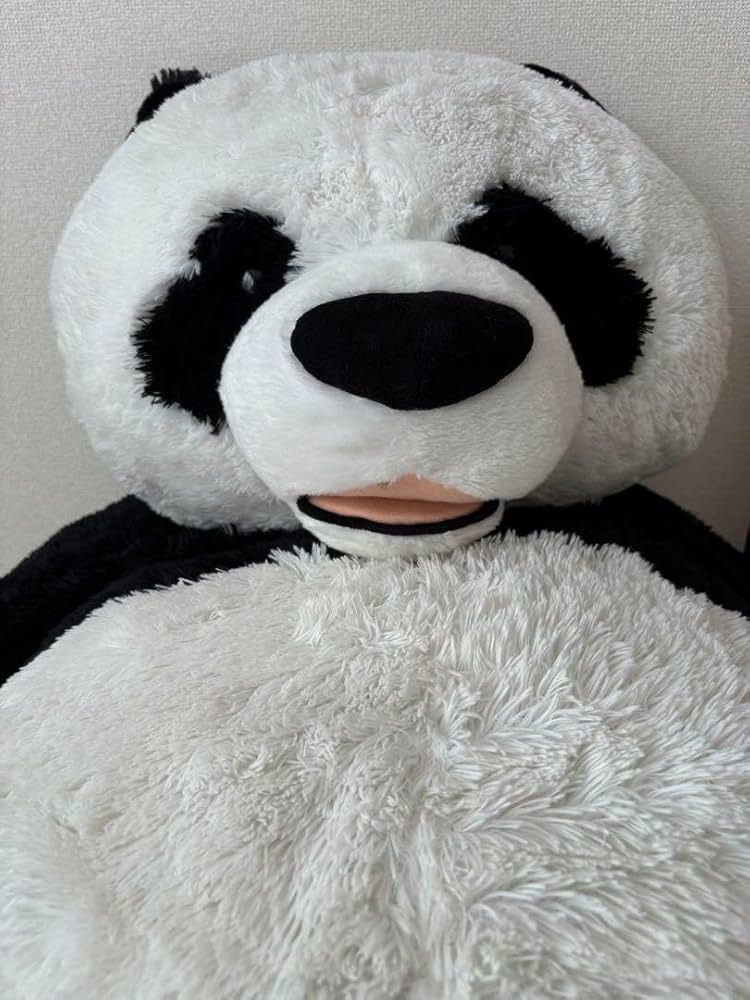 コストコ パンダ ぬいぐるみ 第1回巨大パンダのぬいぐるみを担いで走る
