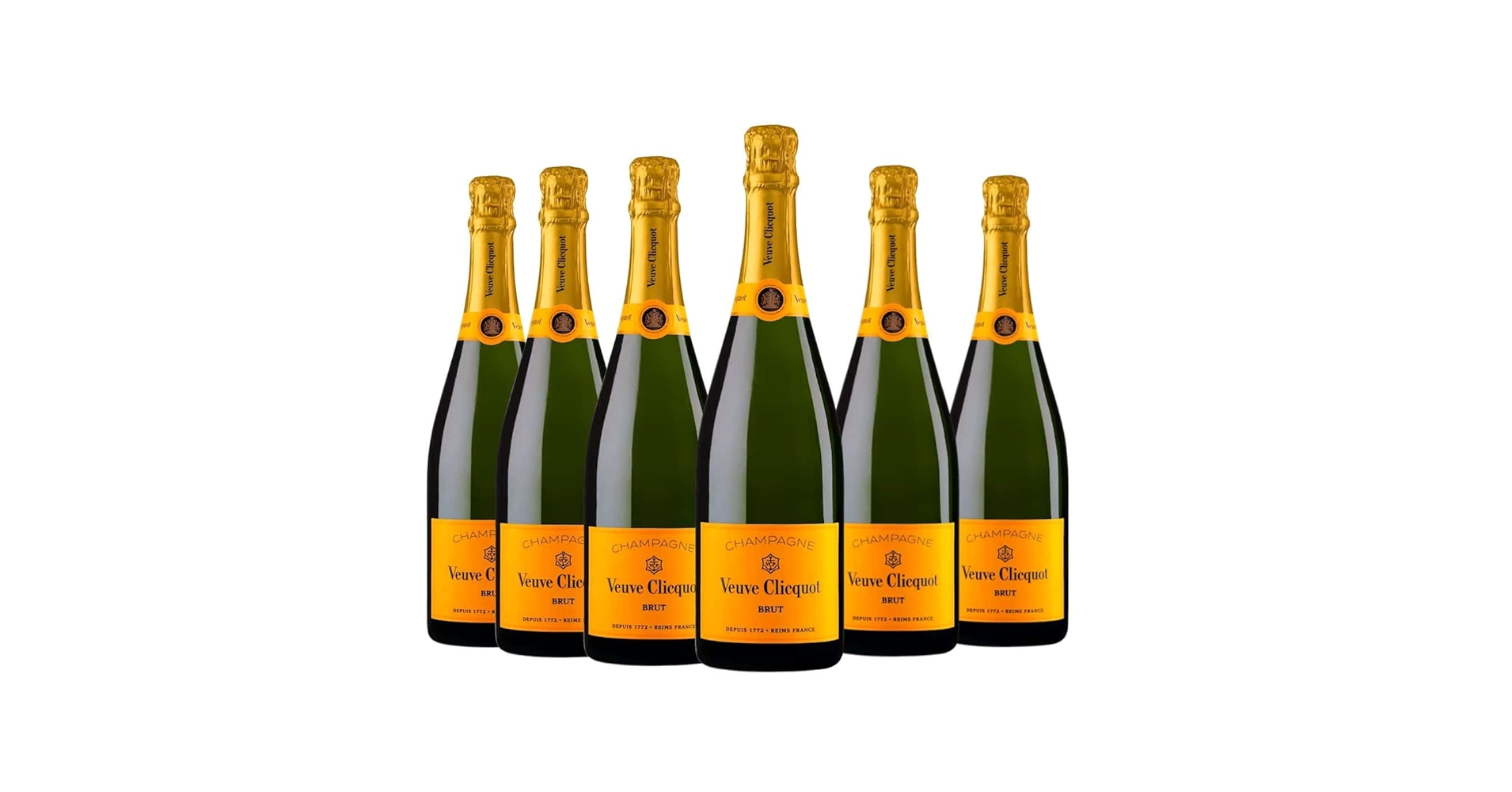 ヴーヴクリコ イエローラベル ヴーヴクリコ黄6本です NV 6本まとめて