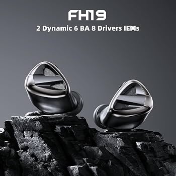 Amazon.com: FiiO FH19 HiFi IEM Earphone| 2 Dynamic+ 6 BA Hybrid