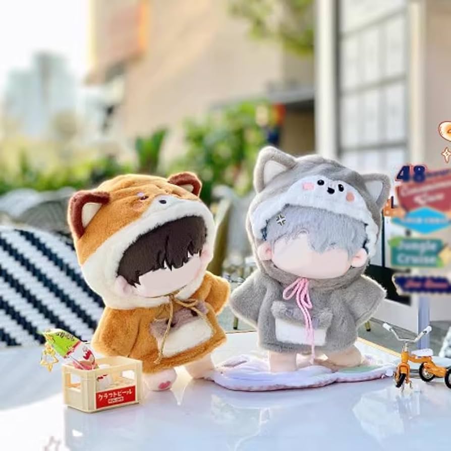 Amazon.co.jp: YUYAKESHI 綿人形の服 動物 人形用 人形服 着替え 上着