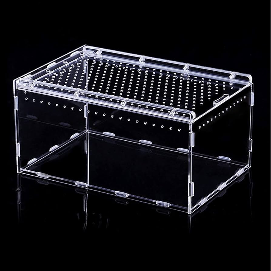 Amazon | 爬虫類 ケージ 30 × 20 × 15 CMレプタイルボックス換気