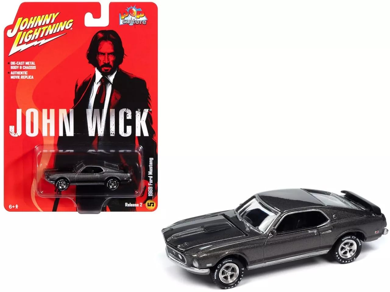 ミニカー JOHN WICK 1969 Ford Mustang BOOS 429 Amazon.com
