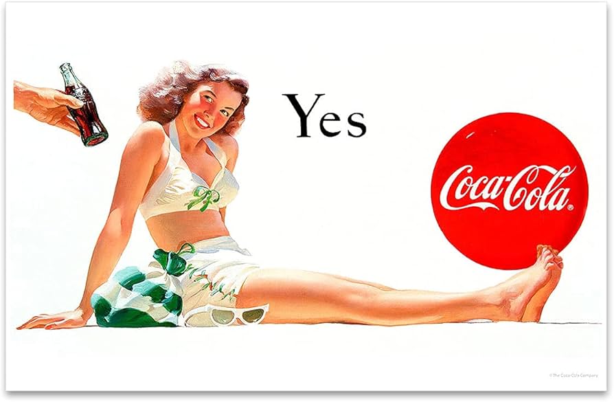 レア♦️コカコーラ♦️非売品ポスター☆サマーガール♦️店舗や部屋の