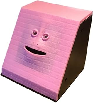 Amazon.co.jp: Lekolock 貯金箱のアイデア顔と口が動くコイン貯金