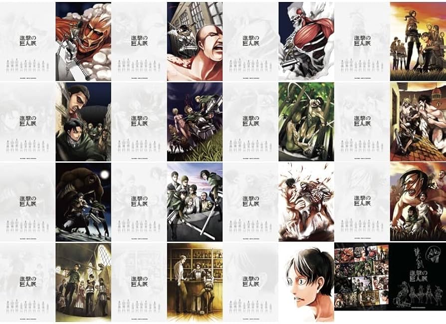Amazon.co.jp: 進撃の巨人展 スペシャルクリアファイル15枚セット : ホビー