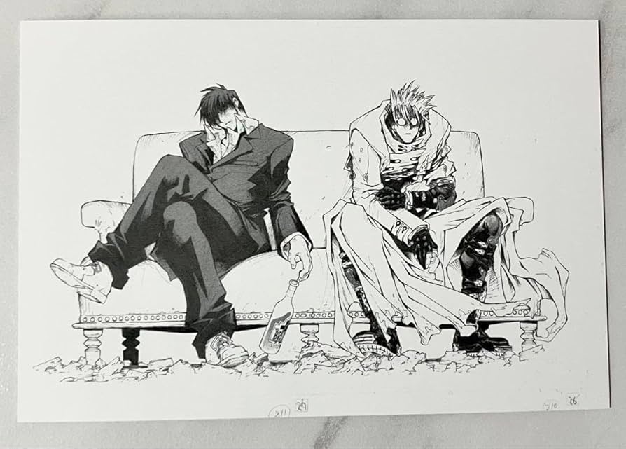 Amazon.co.jp: TRIGUN トライガン カフェ BRIDE 両面盟友カード 空き瓶