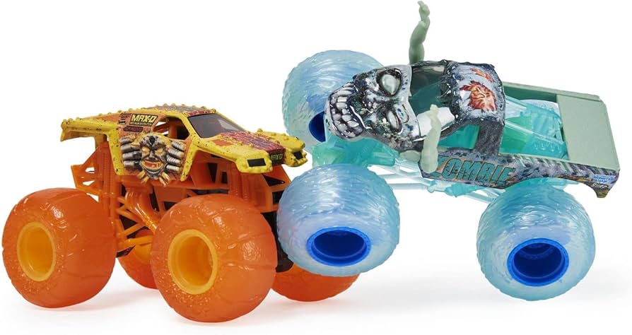 Monster Jam Earth vs Surf [Max D and Zombie] 1:64 Scale Double