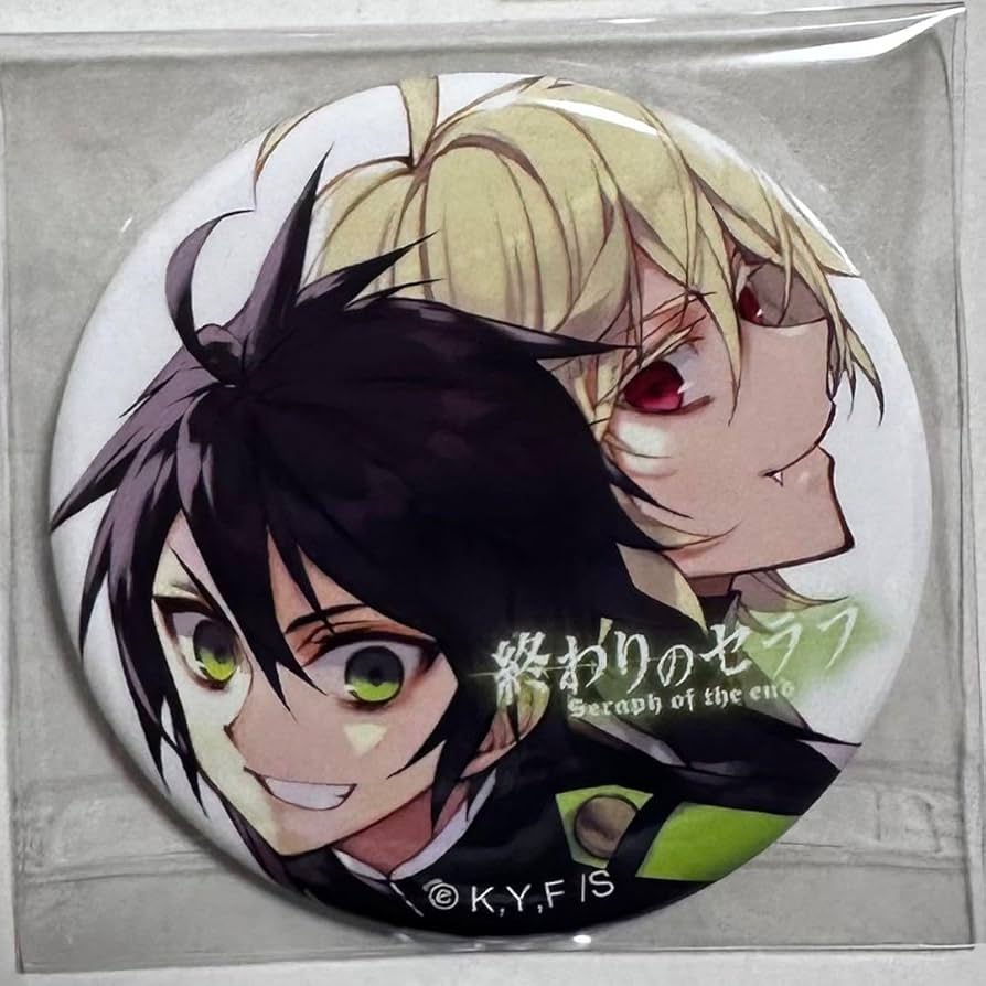 終わりのセラフ ミカエラ 缶バッジ 10周年 終わりのセラフ ミカエラ 缶