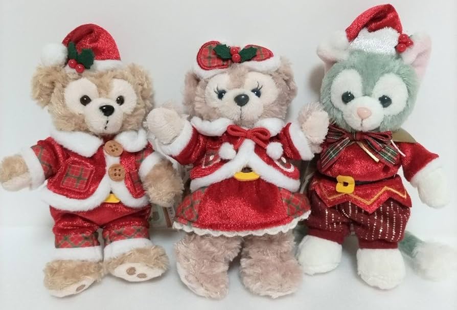 お顔厳選 ダッフィー 2016年 クリスマス M ぬいぐるみ 新品タグ付き