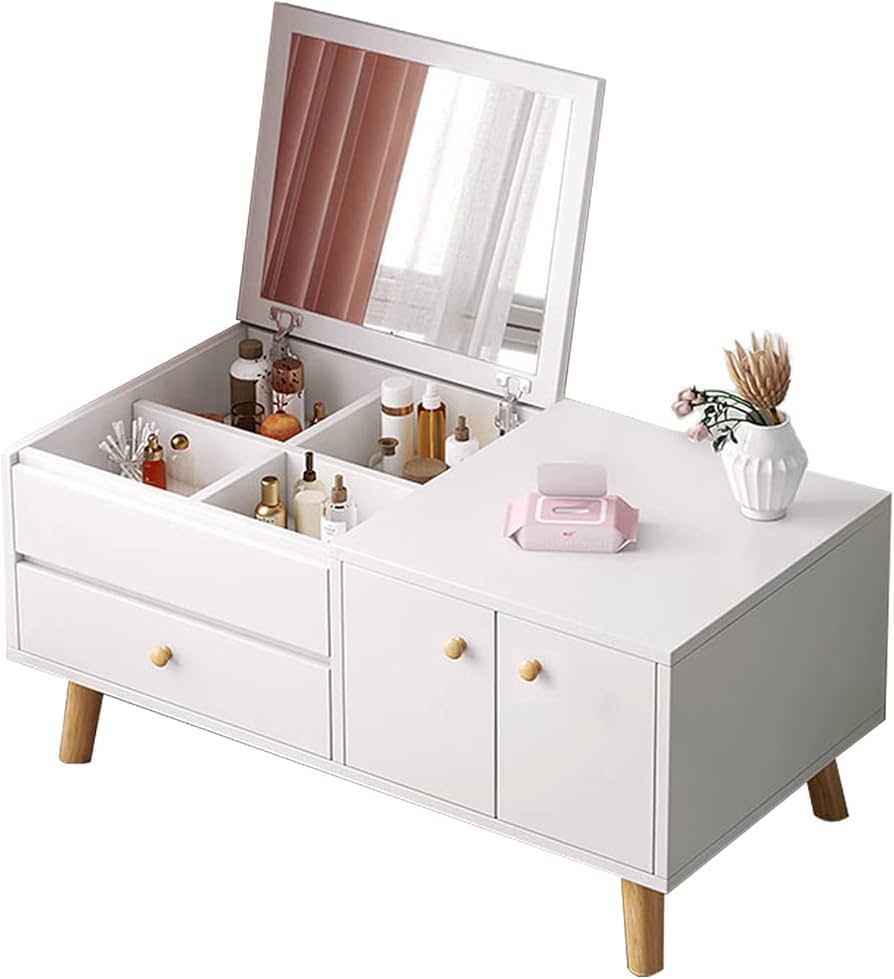 Amazon｜kaitou ドレッサー ロータイプ ロー テーブル デスク 化粧台