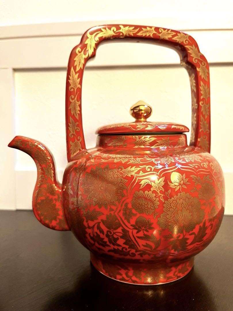 急須 金彩注水器 翠山窯 骨董品 【公式通販】