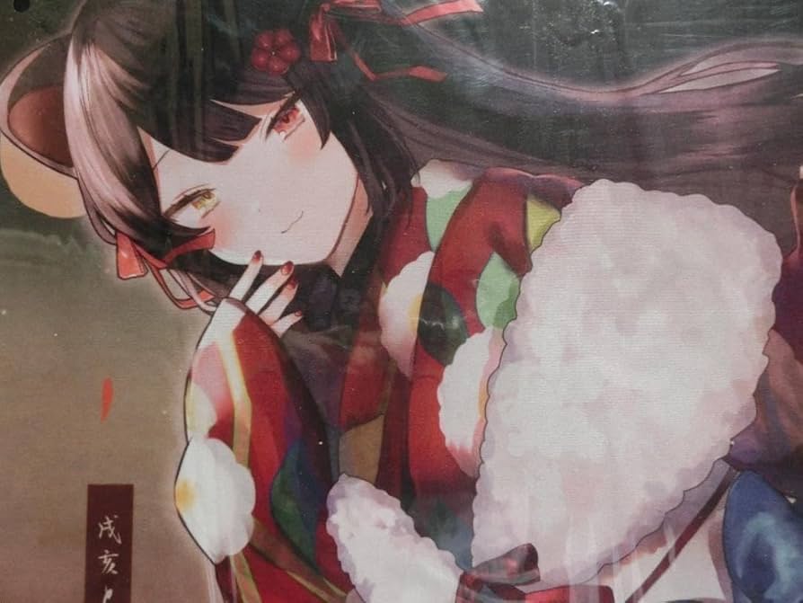 にじさんじ 戌亥とこ 巫女 猫耳 ミッドナイトブルー プレイマット にじ