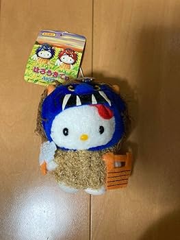 Amazon.co.jp: ご当地キティ秋田限定なまはげ ぬいぐるみキーホルダー