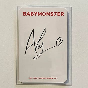 Amazon.co.jp: BABYMONSTER アヒョン yg tagアルバム初回特典 : おもちゃ
