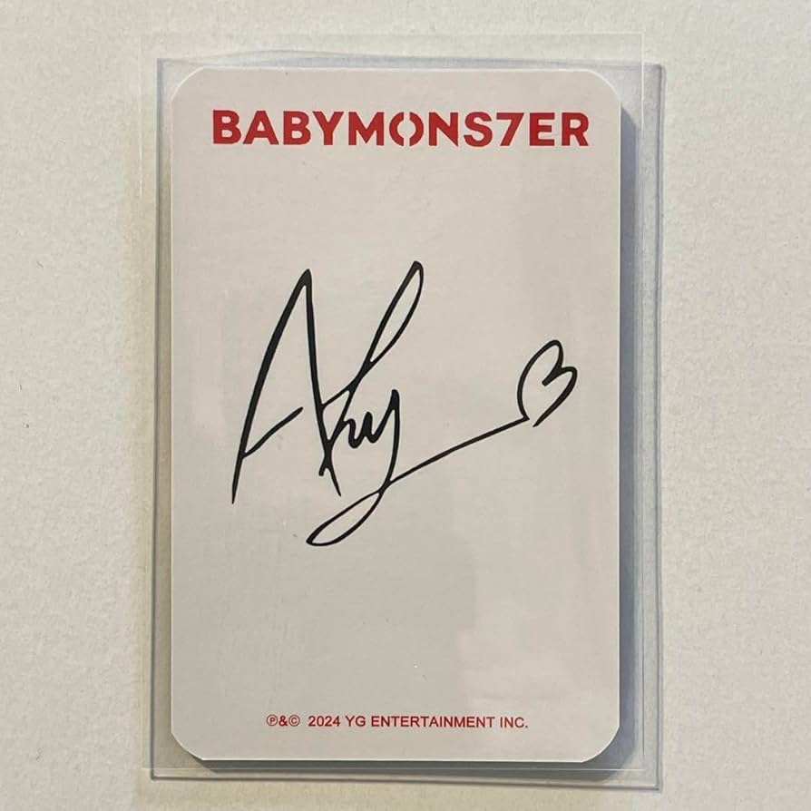 BABYMONSTER サイン入りポストカード DAY2 5.12 BABYMONSTER サイン