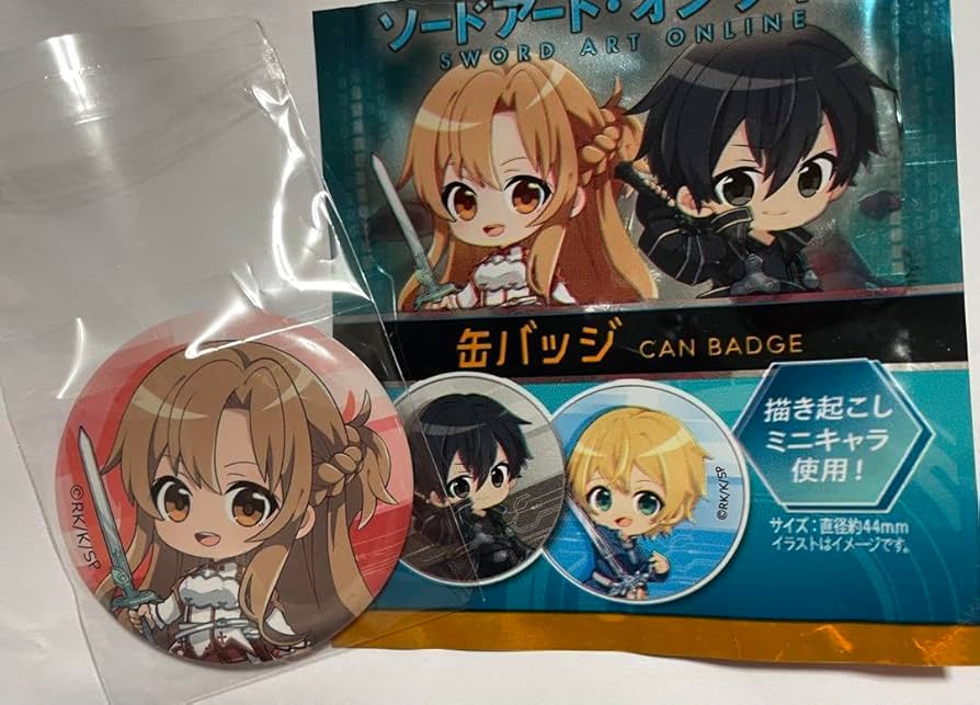 ソードアート・オンライン アスナ 缶バッジ アクリルプレート Amazon