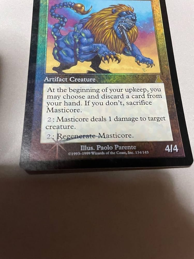 マスティコア/Masticore【foil】英語版① マスティコア/Masticore