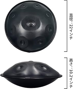 Amazon | ハンドパン スティールドラム 打楽器 ，ハンドパンDマイナー9