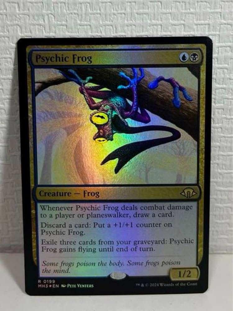 超能力蛙 旧枠 英語 4枚 超能力蛙 MTG 4枚セット 英語版 Psychic Frog