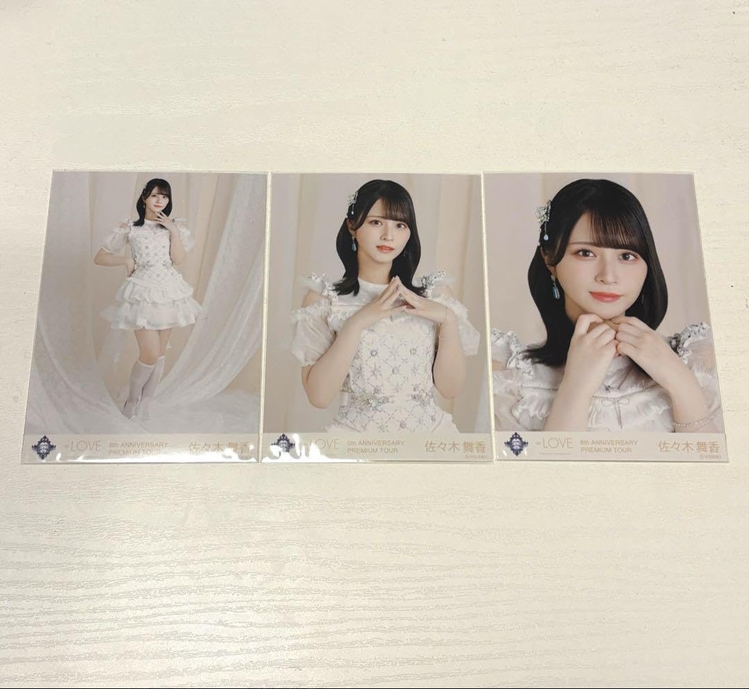 イコラブ 佐々木舞香 生写真 直筆 宝石衣装 周年ツアー LOVE 佐々木