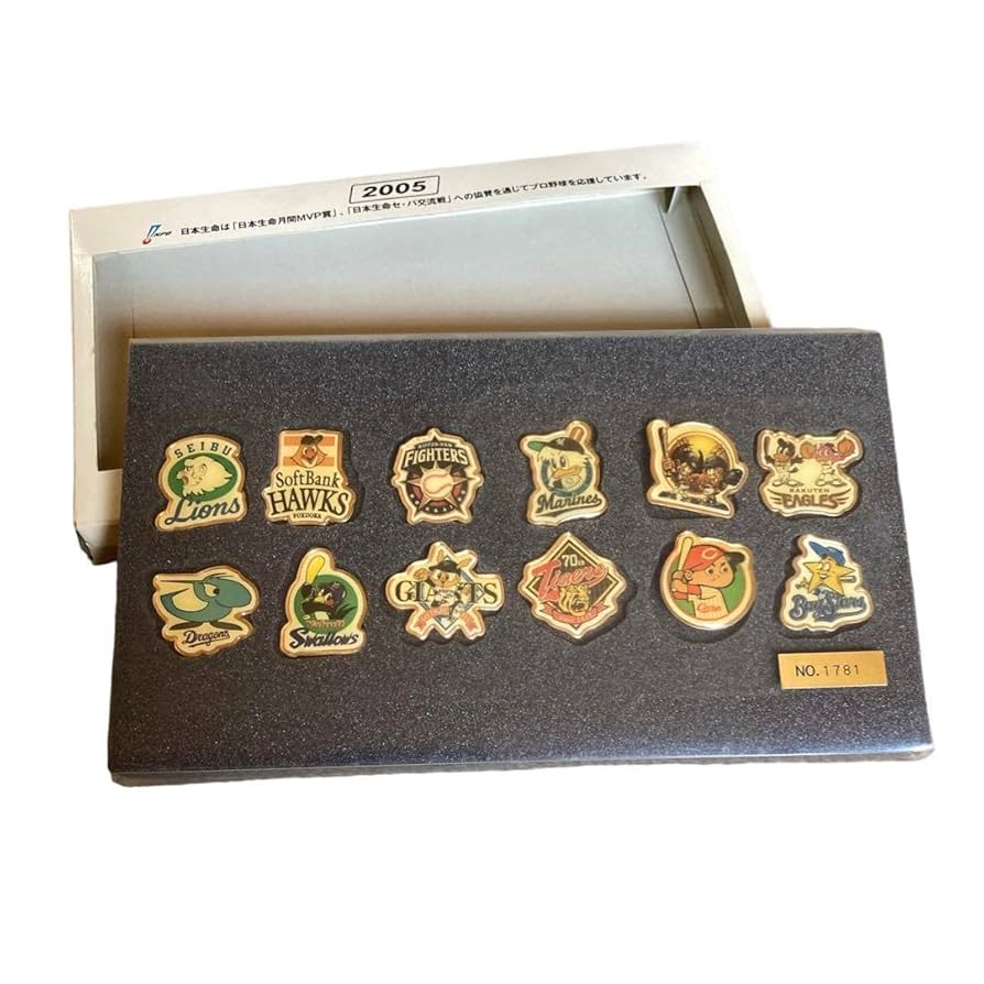 40～45年前のプロ野球ピンバッチ 40～45年前のプロ野球ピンバッチ 40