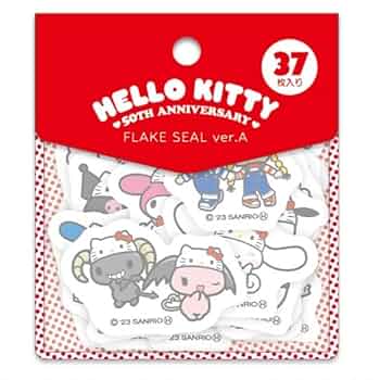 激レア 101枚】 キティ フレークシール pack 'o' stickers1 ハロー