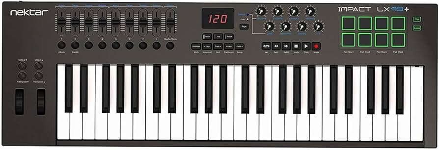 Amazon.com: Nektar Impact LX49+ USB MIDI Controller Keyboard with