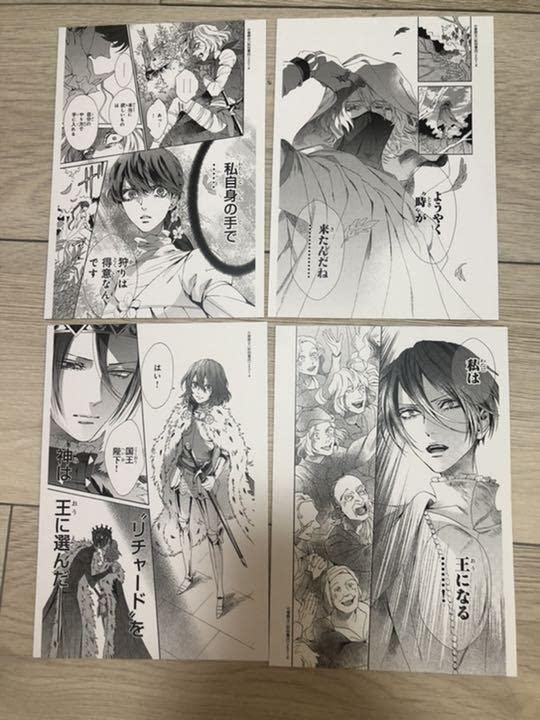 薔薇王の葬列 リーチャート 複製原画 50名限定 サイン入り イラスト集 薔薇