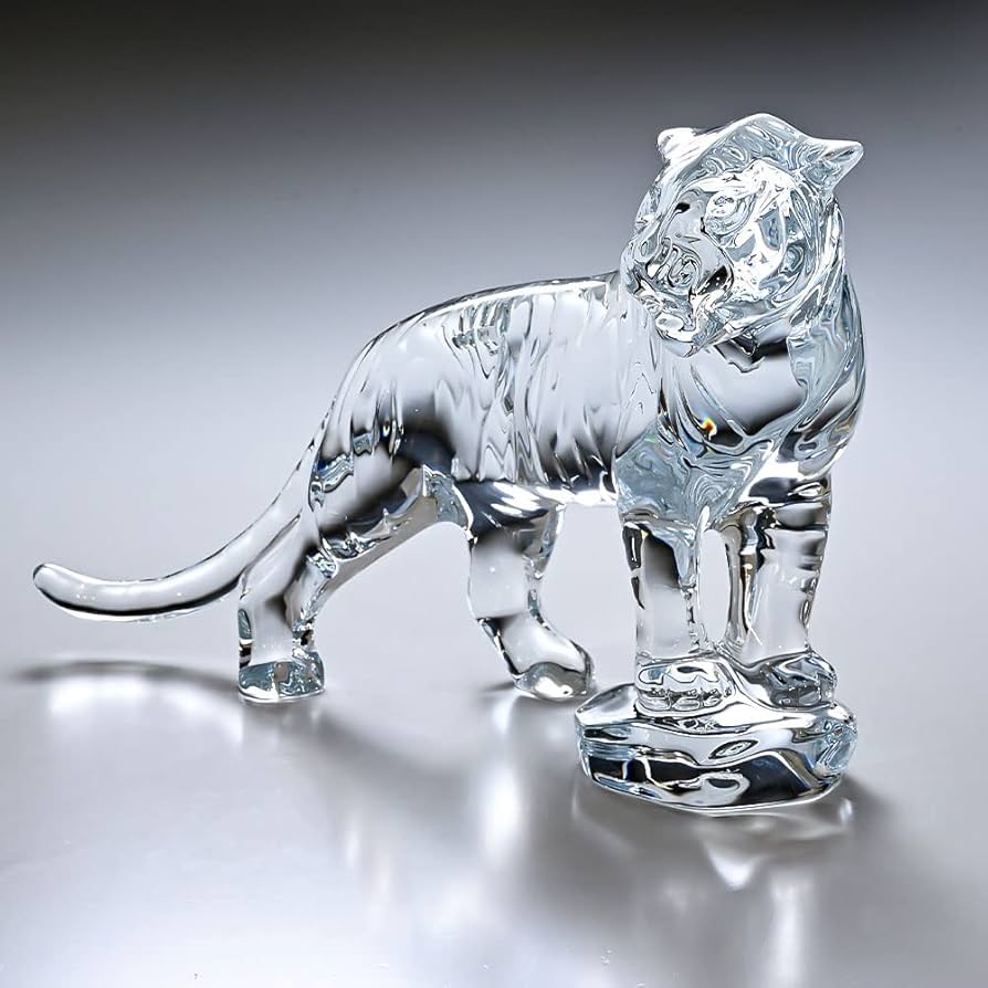 美品 バカラ クリスタル 干支 寅 トラ タイガー とら 寅 クリア 楽天