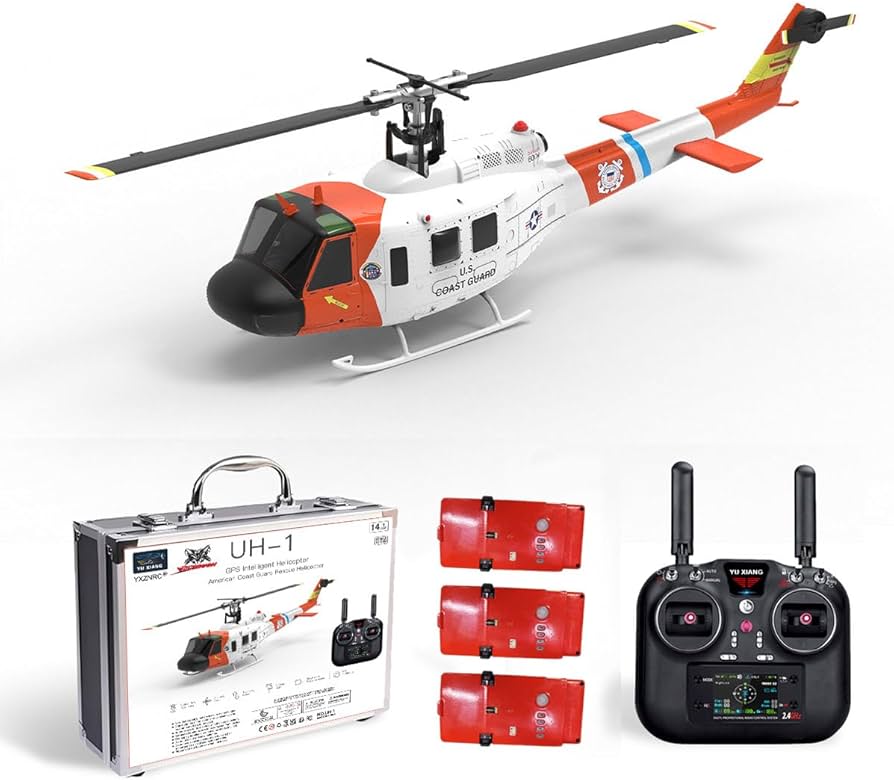 Amazon.co.jp: YU XIANG F07S 1/34 ヘリコプター LEDライト付きモデル