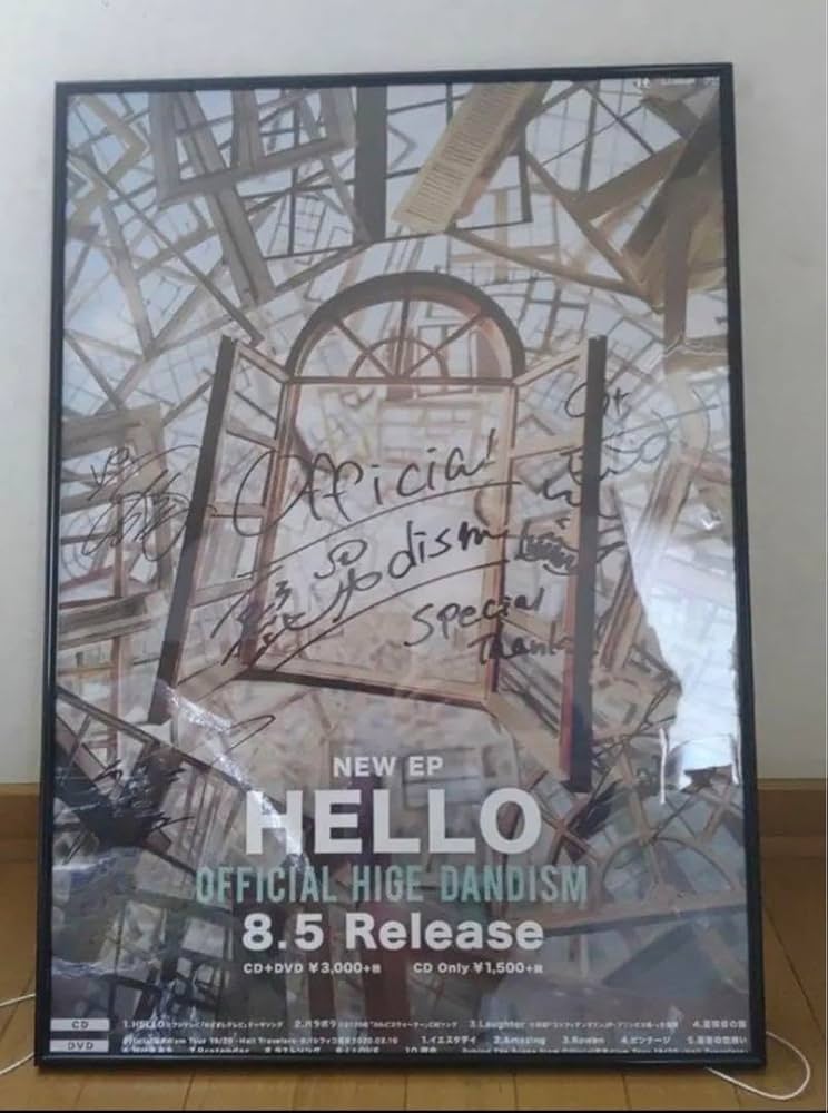 Official髭男dism What's Going On サイン入りポスター Official髭男