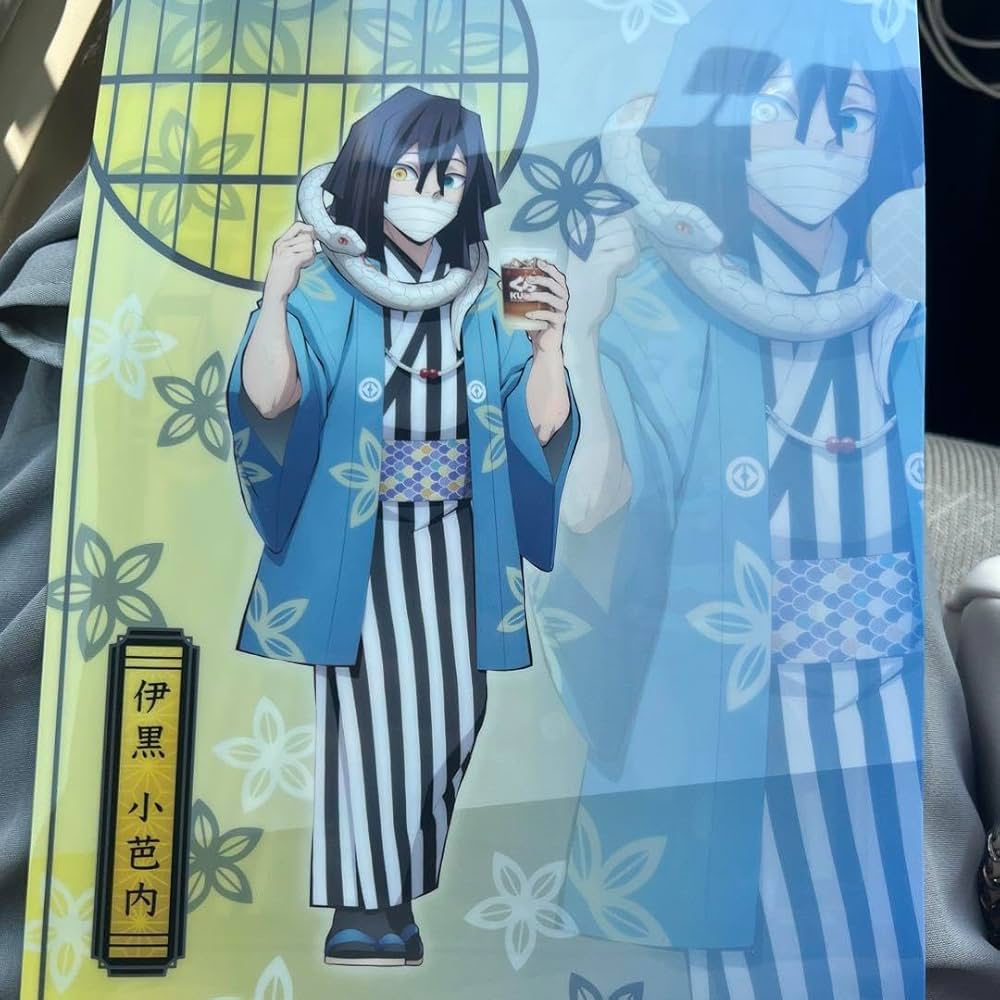 鬼滅の刃 柱展 クリアファイル 伊黒小芭内 横ビジュアル 鬼滅の刃 柱展