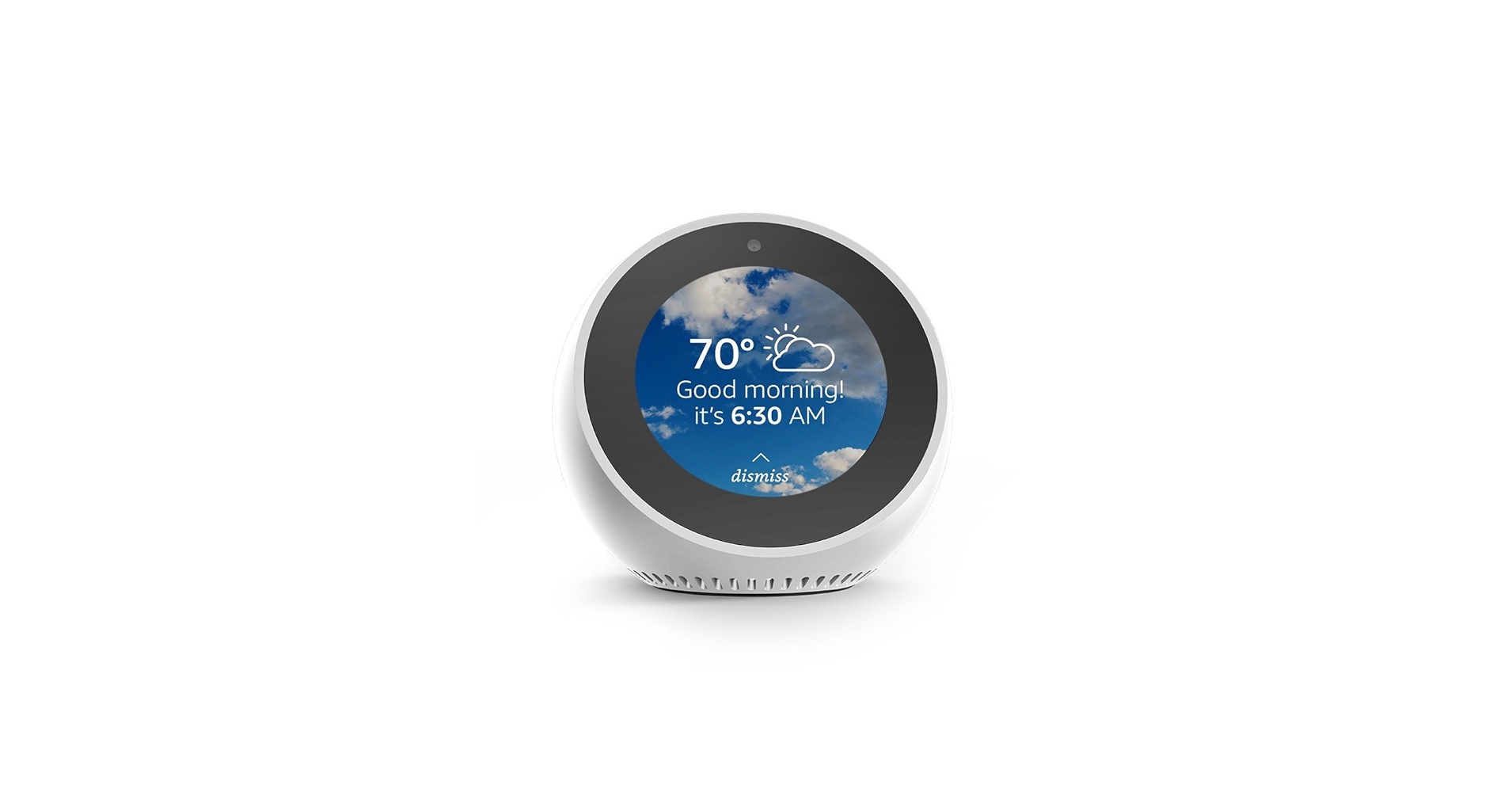 Amazon.com: Certified Refurbished Echo Spot - White : Amazon