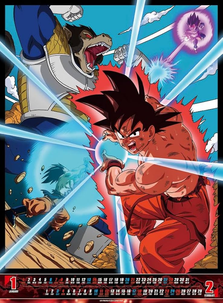 Amazon.co.jp: 東映アニメーション ドラゴンボール超 2024年壁掛け