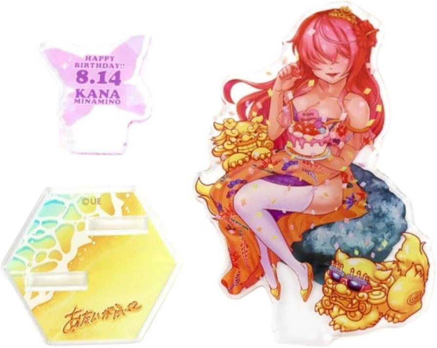 Amazon | ユニバーサル 沖ドキ アクリルスタンド カナちゃん 誕生日