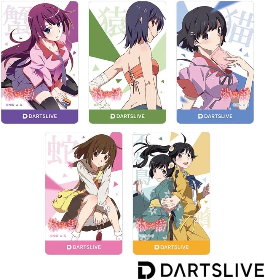 グッズ-その他】物語シリーズ DARTSLIVE CARD with DARTSLIVEテーマ