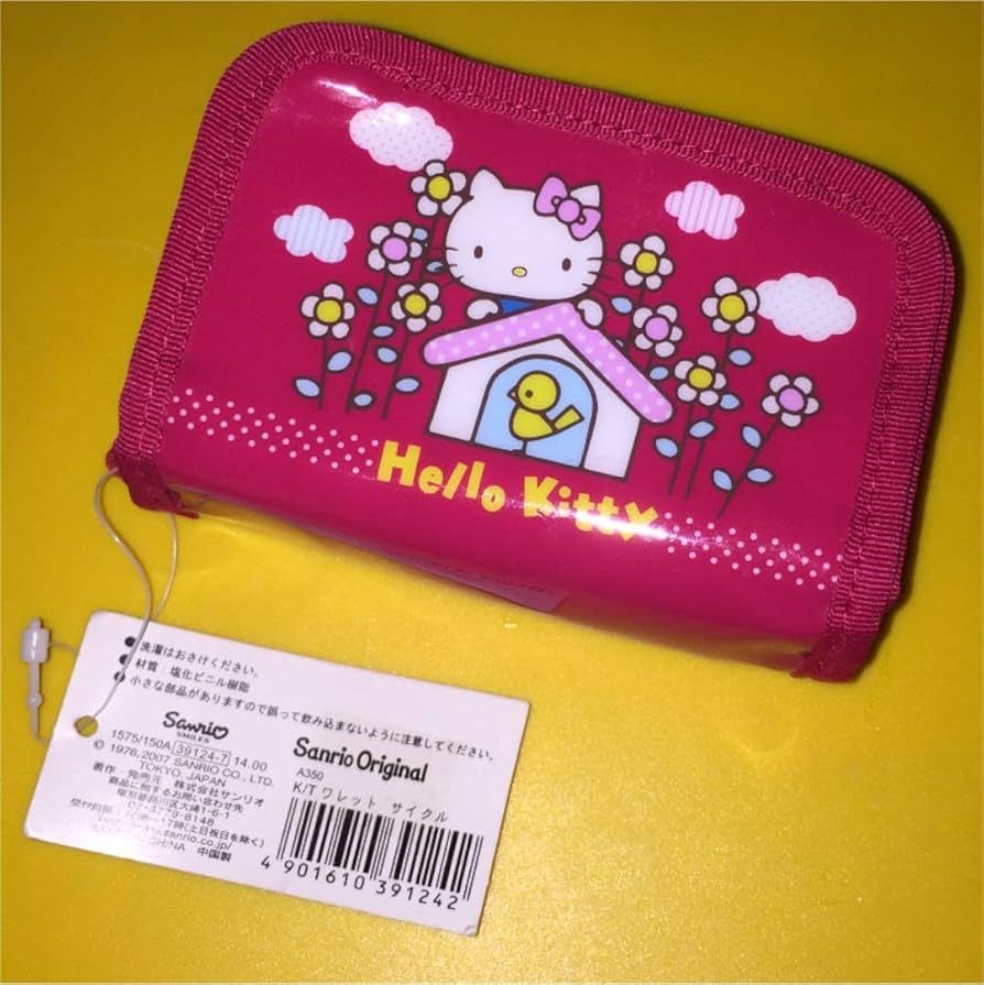 希少レア ハローキティ 昭和レトロ 平成レトロ 二つ折り財布 1997年