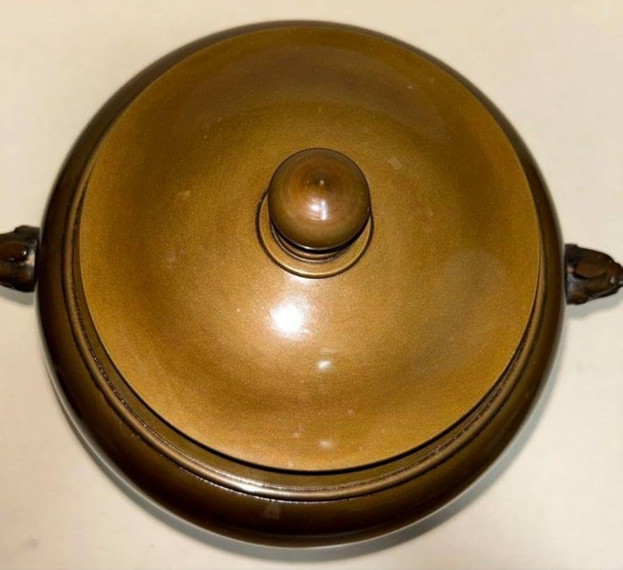 P381皆具『藤井宗喜造』『唐銅』『鬼面釻』『水指建水蓋置杓立』共箱