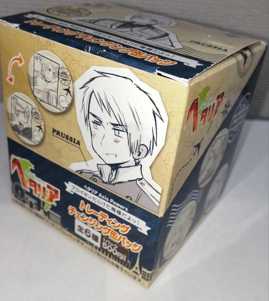 ヘタリアチェンジング缶バッジ プロイセン ロシア ヘタリア