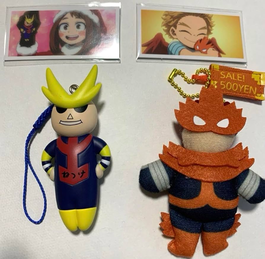 ヒロアカ USJコレクタブルキーチェーン エンデヴァー オールマイト ね