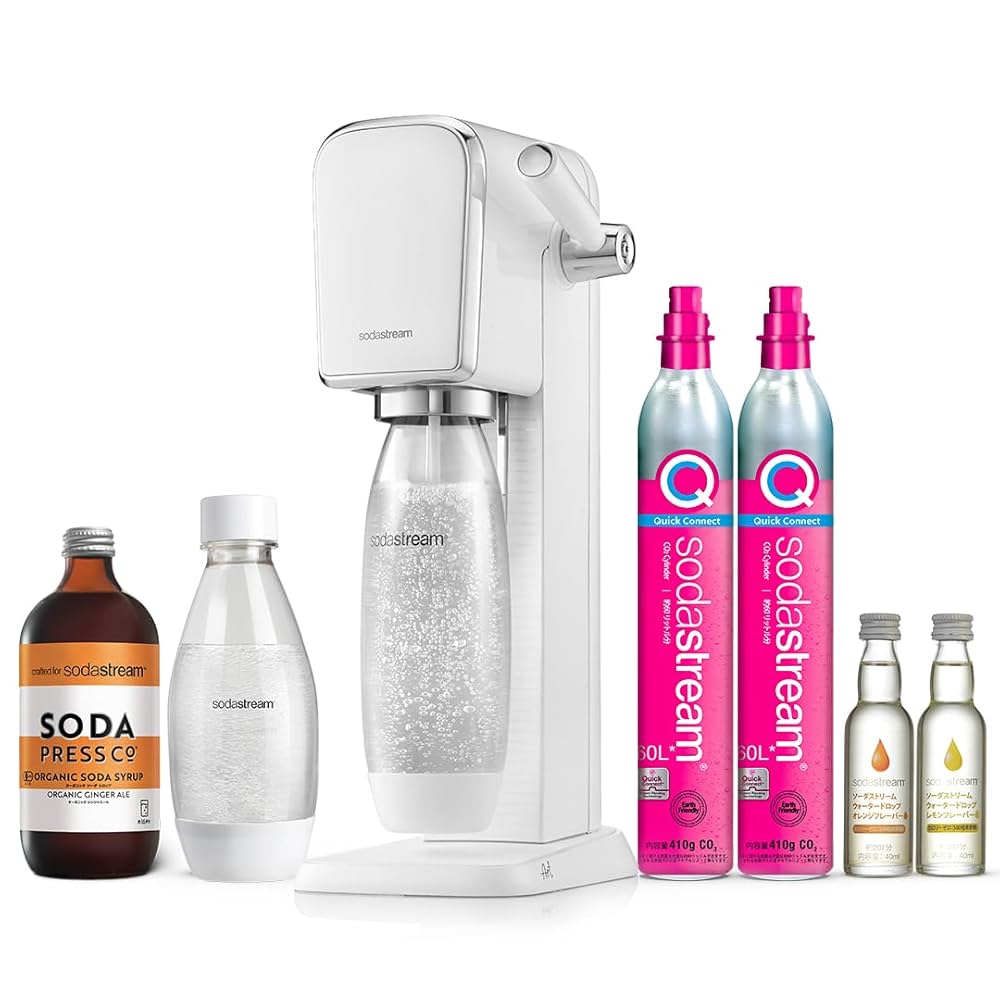 新品未使用sodastream ART 炭酸水メーカー ホワイト Amazon | [公式