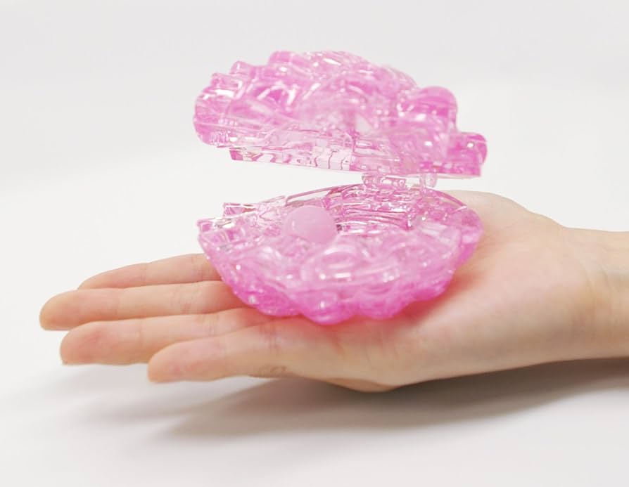 Amazon | クリスタルパズル 47ピース パールシェル ピンク 50139