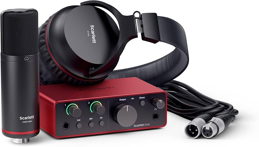 Amazon.co.jp: Focusrite Scarlett Solo Studio 第4世代 USBオーディオ