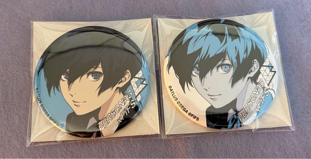 FiFS イラスト展 ＋ ペルソナ3 主人公 結城理 缶バッジ 22個セット