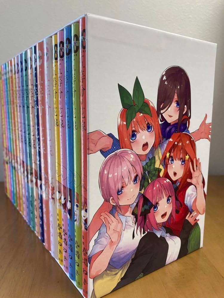 五等分の花嫁】全巻＋キャラブック全種 収納ケース付き 五等