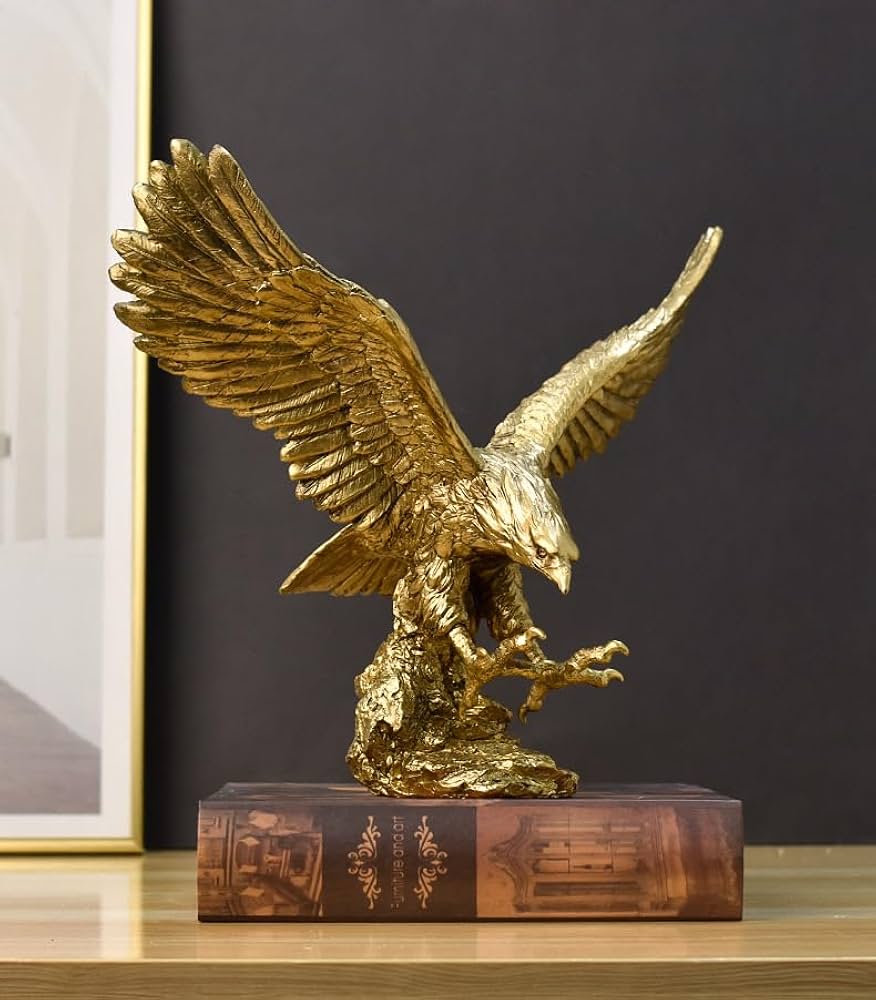 鷲の金属彫刻 ブロンズ色 鷲の金属彫刻 ブロンズ色 71rMeQMPfyL._UF894