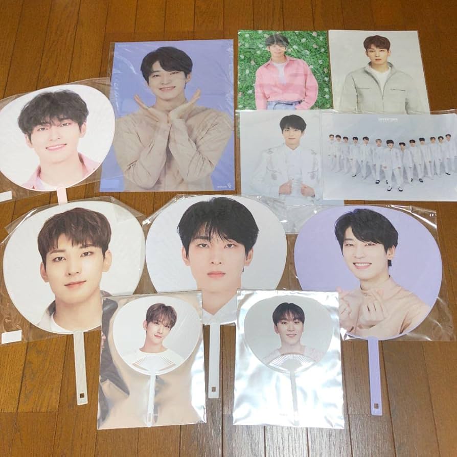セブチ seventeen ウォヌ うちわ グッズ 9点 まとめ売り セブチ