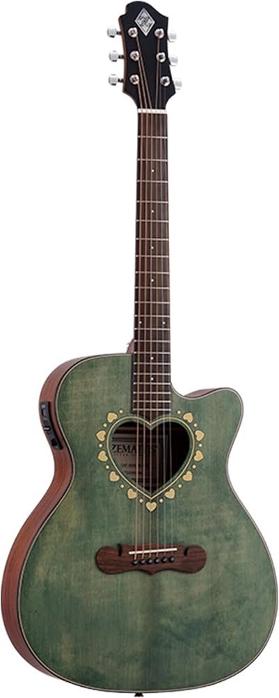Amazon | Zemaitis ゼマイティス エレアコギター CAF-85HCW Forest