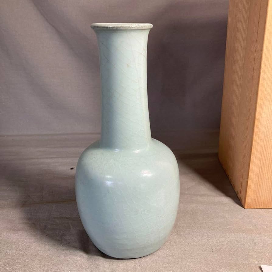 中島宏】青磁の世界 人間国宝 弓野窯 中島宏作 米色青磁 小鉢五