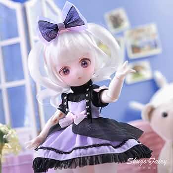 Amazon | KAKAA BJDドール フルセット 1/6 球体関節人形 22cm SD 樹脂